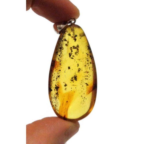 BALTIC Amber Pendant With Inclusion, 100% Real Natural Amber Pendant 9.1gr - Picture 7 of 9